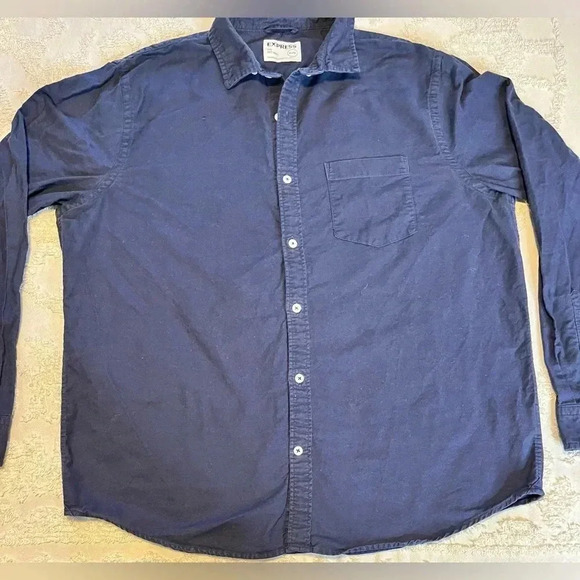 Express Extra Slim Fit Button Up Shirt - Picture 1 of 4